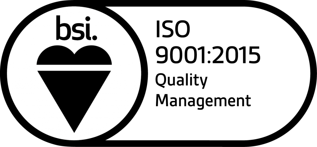 BSI ISO 9001:2015 assurance mark